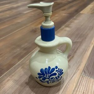 Vintage Avon Glass Soap Dispenser Bottle